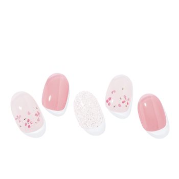 ohora Semi Cured Gel Nail Strips N Rose Diamond folii autocolante pentru unghii